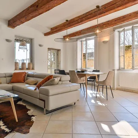 Apartamento Beau Duplex Avec Jardin Et Vue Lyon Exterior foto