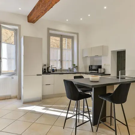 Apartamento Beau Duplex Avec Jardin Et Vue Lyon Exterior foto