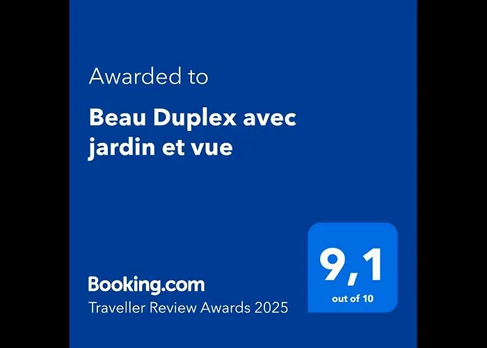 Beau Duplex Avec Jardin Et Vue